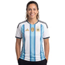 Camisa Argentina Feminina Home 2026 - Azul e Branca
