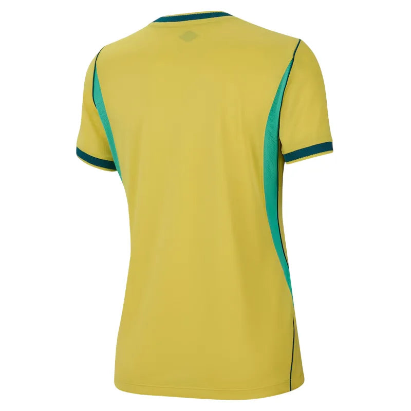 Camisa Brasil Feminina I 2026 - Amarela