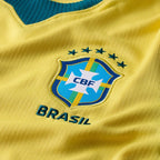 Camisa Brasil Feminina I 2026 - Amarela