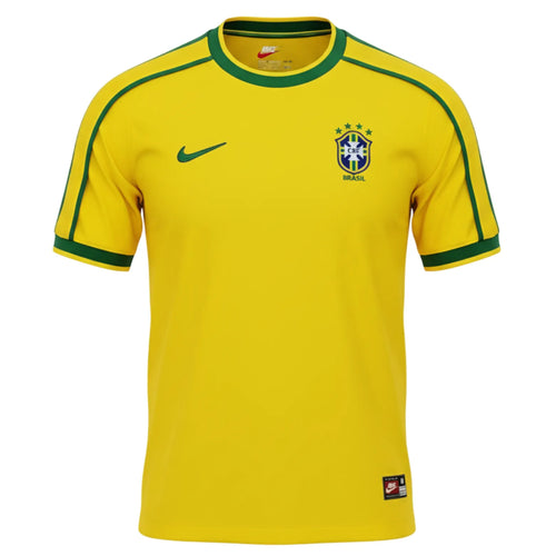 Camisa Brasil I 1998 Retrô - Amarela