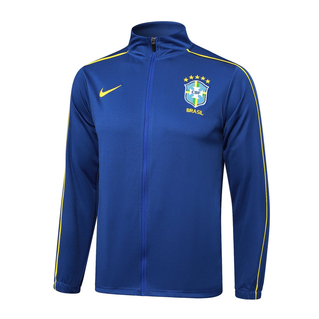 Conjunto Agasalho Treino Brasil 24/25 - Azul